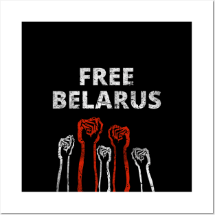 Free Belarus Freies Weißrussland Protest Posters and Art